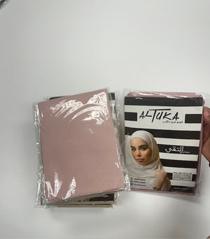 2 Piece Amira Hijab Scarf (Polyester Lycra Blend)