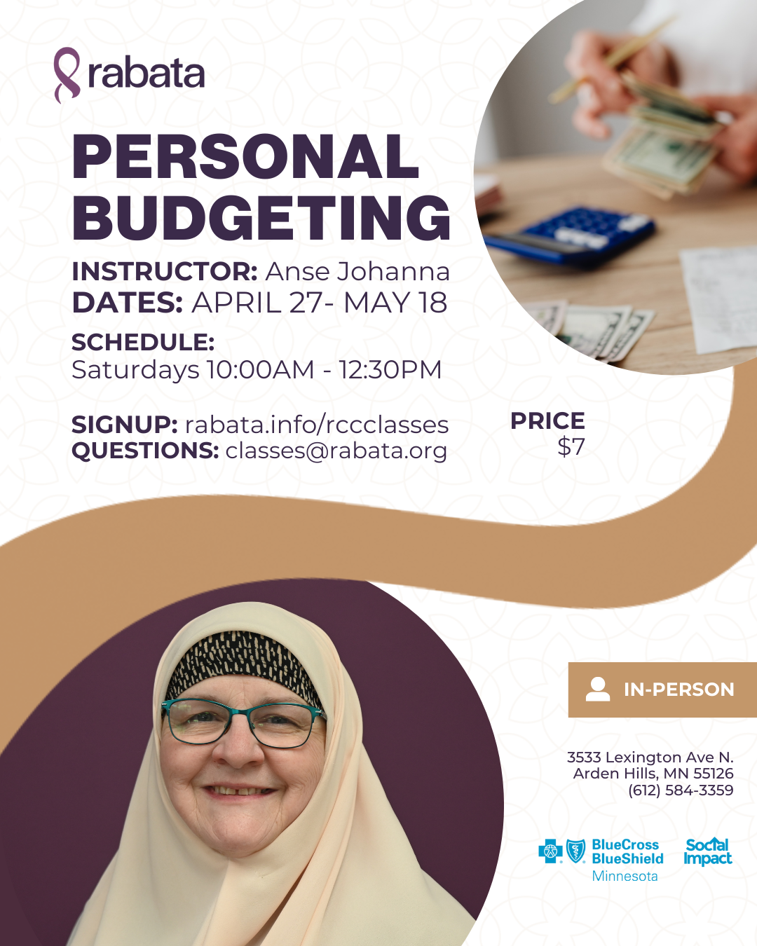 Ladies Personal Budgeting Class - Spring