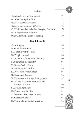 One Hundred Benefits of Voluntary Fasting for Muslims