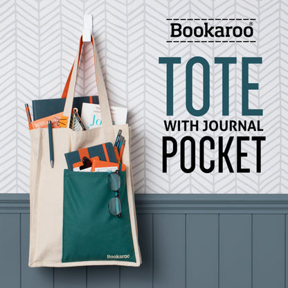 Bookaro Tote Bag with Journal Pocket
