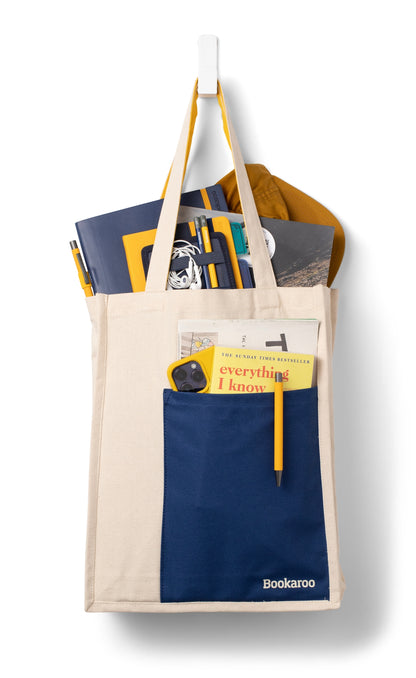 Bookaro Tote Bag with Journal Pocket