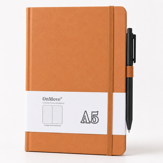 A5 Hardcover Notebook with Pen
