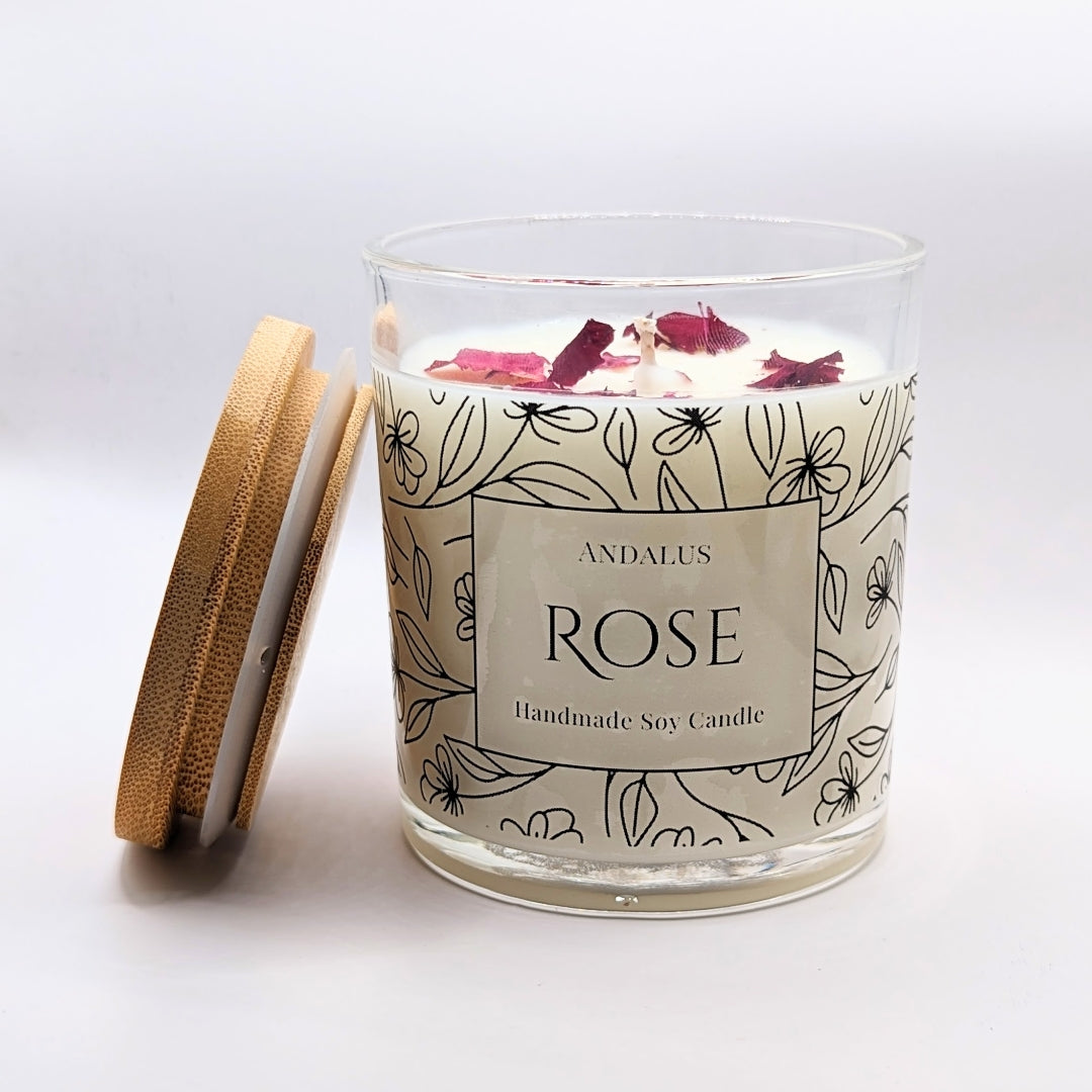 Andalus Rose Perfumed Candle