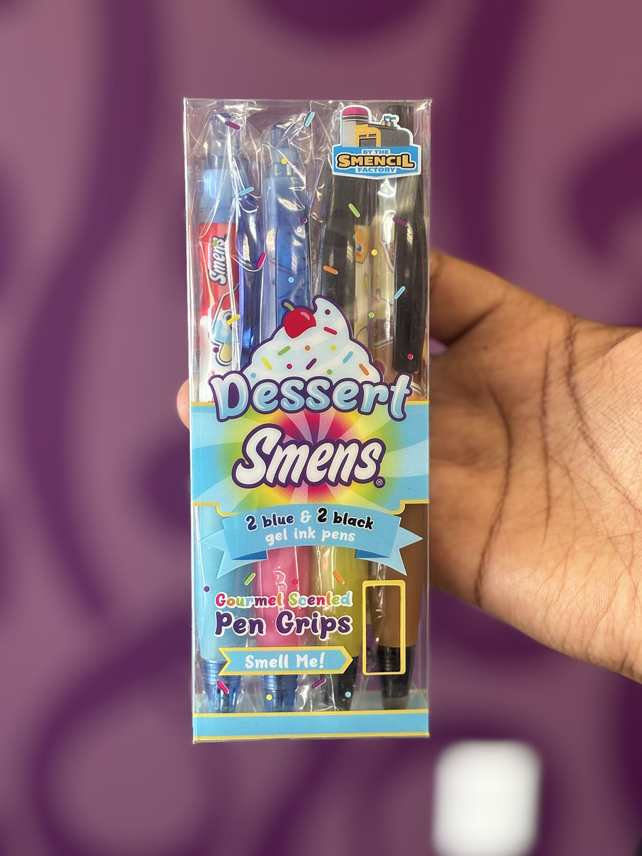 Dessert Scented Pen Grips (4 Pack of Gel Pens)