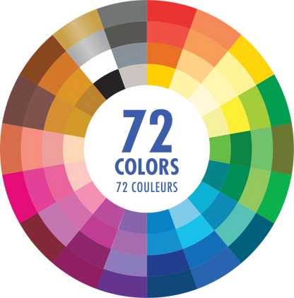 Peter Pauper Press Studio Series Colored Pencils (Set of 72)