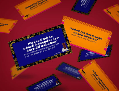 Kalsooni Afirmation Cards (Somali & English)