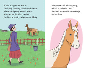 A Pony with Her Writer: The Story of Marguerite Henry and Misty (Ready-to-Read Level 2) (Tails from History)