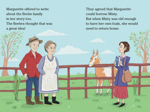 A Pony with Her Writer: The Story of Marguerite Henry and Misty (Ready-to-Read Level 2) (Tails from History)