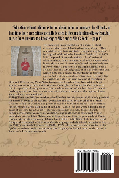 Bilingual Islamic Education: as taken from the Educational Theories of African Muslim Slaves in Antebellum American