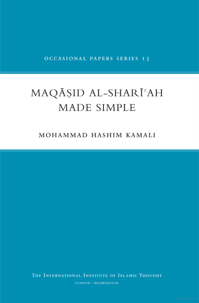 Maqasid Al-Shariah Made Simple