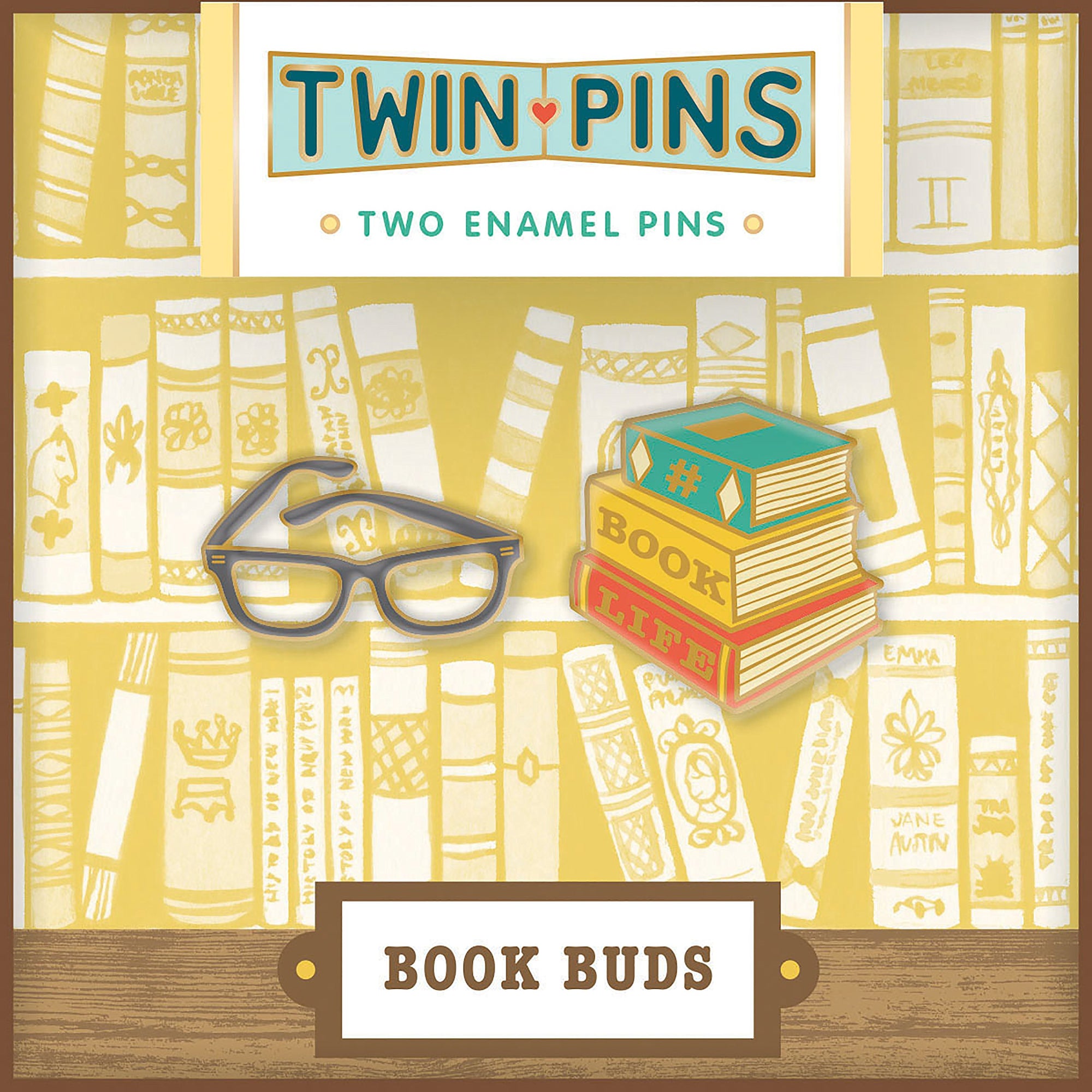 Twin Pins - Books Buds